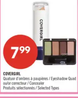 Pharmaprix COVERGIRL Eyeshadow Quad or Concealer offer