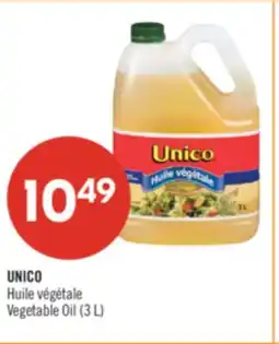 Pharmaprix UNICO Vegetable Oil (3 L) offer