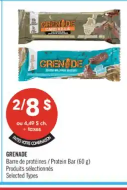 Pharmaprix GRENADE Protein Bar offer