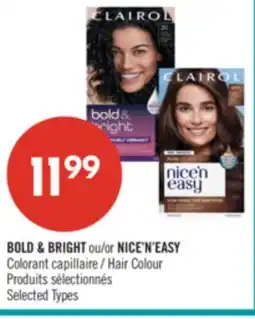Pharmaprix BOLD & BRIGHT or NICE'N'EASY Hair Colour offer