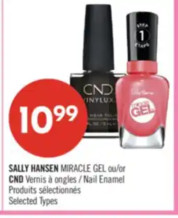 Pharmaprix SALLY HANSEN MIRACLE GEL or CND Nail Enamel offer