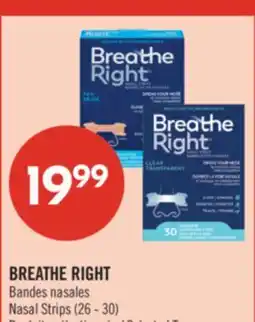 Pharmaprix BREATHE RIGHT Bandes nasales Nasal Strips (26 - 30) offer