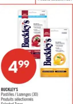Pharmaprix BUCKLEY'S Lozenges (30) offer