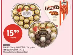 Pharmaprix FERRERO ROCHER (200 g), COLLECTION (174 g) or TURTLES CLASSIQUE (167 g) Heart offer