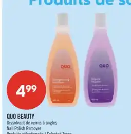 Pharmaprix QUO BEAUTY Nail Polish Remover offer