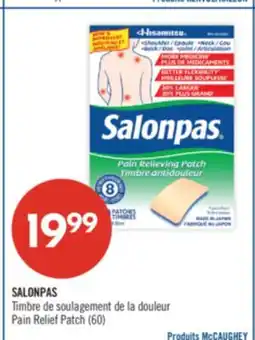 Pharmaprix SALONPAS Pain Relief Patch offer