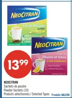 Pharmaprix NEOCITRAN Powder Sachets offer