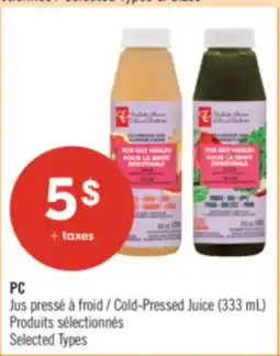 Pharmaprix PC Cold-Pressed Juice (333 mL) offer