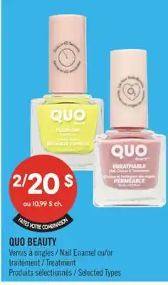 Pharmaprix QUO BEAUTY Nail Enamel or Treatment offer