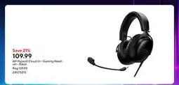 Staples HP HyperX Cloud III - Gaming Headset - Black offer