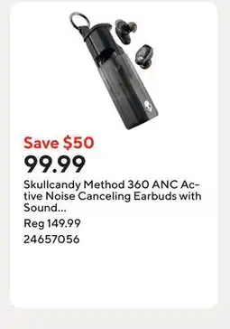 Staples Skullcandy Method 360 ANC Active Noise Canceling Earbuds with Sound by Bose offer