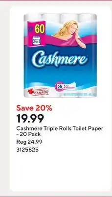 Staples Cashmere Triple Rolls Toilet Paper offer