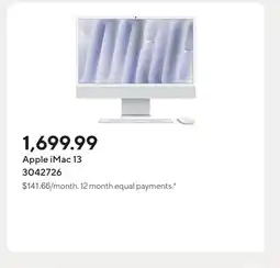 Staples Apple iMac 13 offer
