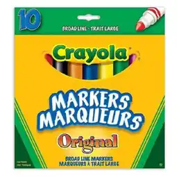 Staples Crayola Original Broad Line Markers offer