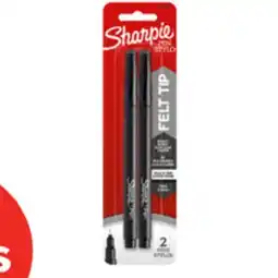 Staples Sharpie Felt Tip Pen, Black offer