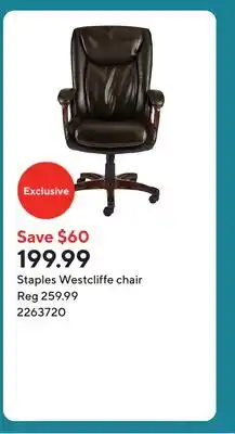 Staples Staples Westcliffe chair offer