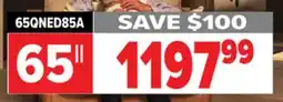 2001 Audio Video 65QNED85A LG 65 QNED evo TV offer