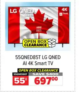 2001 Audio Video 55QNED85T LG 55 QNED AI 4K Smart TV offer