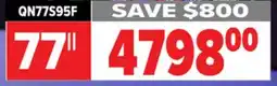 2001 Audio Video QN77S95F SAMSUNG 77 OLED TV offer