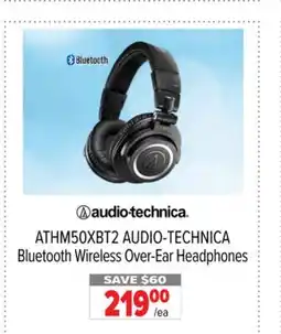 2001 Audio Video ATHM50XBT2 AUDIO-TECHNICA Bluetooth Wireless Over-Ear Headphones offer