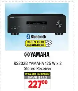 2001 Audio Video RS202B YAMAHA 125 W x 2 Stereo Receiver offer