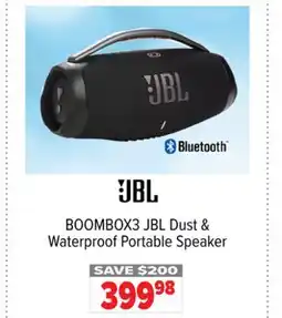 2001 Audio Video BOOMBOX3 JBL Dust & Waterproof Portable Speaker offer