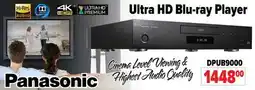 2001 Audio Video DPUB9000 - Panasonic Ultra HD Blu-ray Player offer