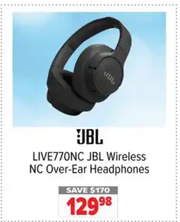 2001 Audio Video LIVE770NC JBL Wireless NC Over-Ear Headphones offer