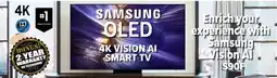 2001 Audio Video QN48S90F SAMSUNG 48 OLED 4K VISION AI SMART TV offer