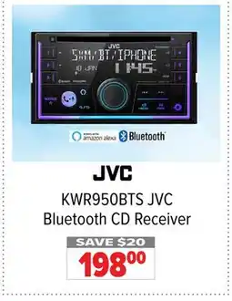 2001 Audio Video KWR950BTS JVC Bluetooth CD Receiver offer