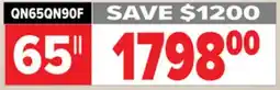 2001 Audio Video QN65QN90F SAMSUNG 65 Neo QLED 4K QN90F Vision AI Smart TV offer