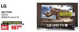 2001 Audio Video 86UT7590 UHD AI HDR10 Pro Smart TV offer