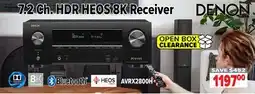 2001 Audio Video AVRX2800H DENON 7.2 Ch. HDR HEOS 8K Receiver offer