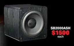 2001 Audio Video SB2000ASH SUBWOOFER 12 BLACK ASH offer