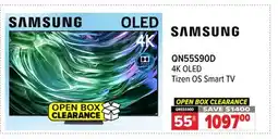 2001 Audio Video QN55S90D SAMSUNG 4K OLED Tizen OS Smart TV offer