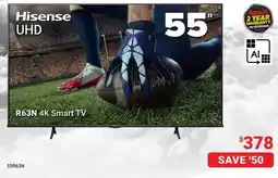 Visions Electronics Hisense 55 UHD R63N 4K Smart TV offer