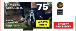 Visions Electronics Samsung 75 Neo QLED 4K Smart TV offer