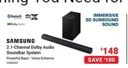 Visions Electronics Samsung 2.1-Channel Dolby Audio Soundbar System offer