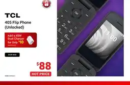 Visions Electronics TCL 405 Flip Phone (Unlocked) offer
