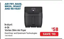 Visions Electronics Instant Pot 6-Qt Vortex Slim Air Fryer offer