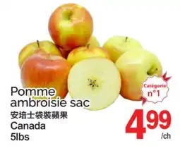 T&T Supermarket POMME AMBROISIE SAC, 5LBS offer