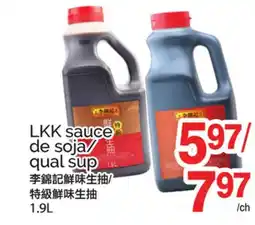 T&T Supermarket LKK SAUCE DE SOJA/QUAL SUP offer