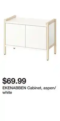 IKEA EKENABBEN Cabinet, aspen/white offer