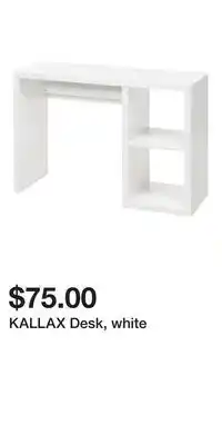 IKEA KALLAX Desk, white offer