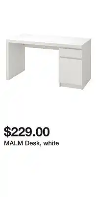 IKEA MALM Desk, white offer