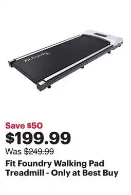 Best Buy Fit Foundry Walking Pad Treadmill - Only at Best Buy offer