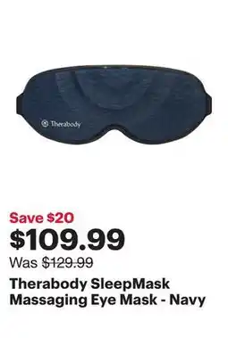 Best Buy Therabody SleepMask Massaging Eye Mask - Navy offer