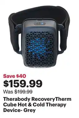 Best Buy Therabody RecoveryTherm Cube Hot & Cold Therapy Device- Grey offer