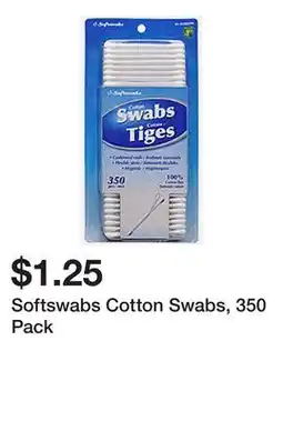 Dollarama Softswabs Cotton Swabs offer
