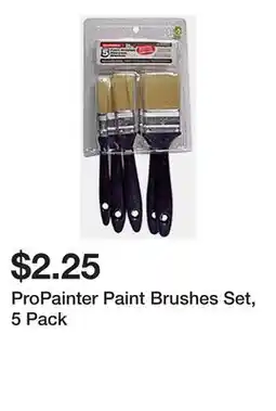 Dollarama ProPainter Paint Brushes Set offer